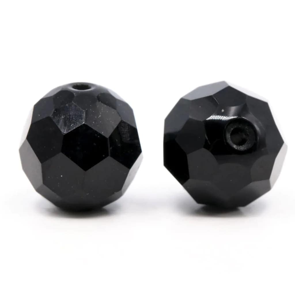 数量限定】ブラックスピネル 多面カット 8ミリ ビーズ