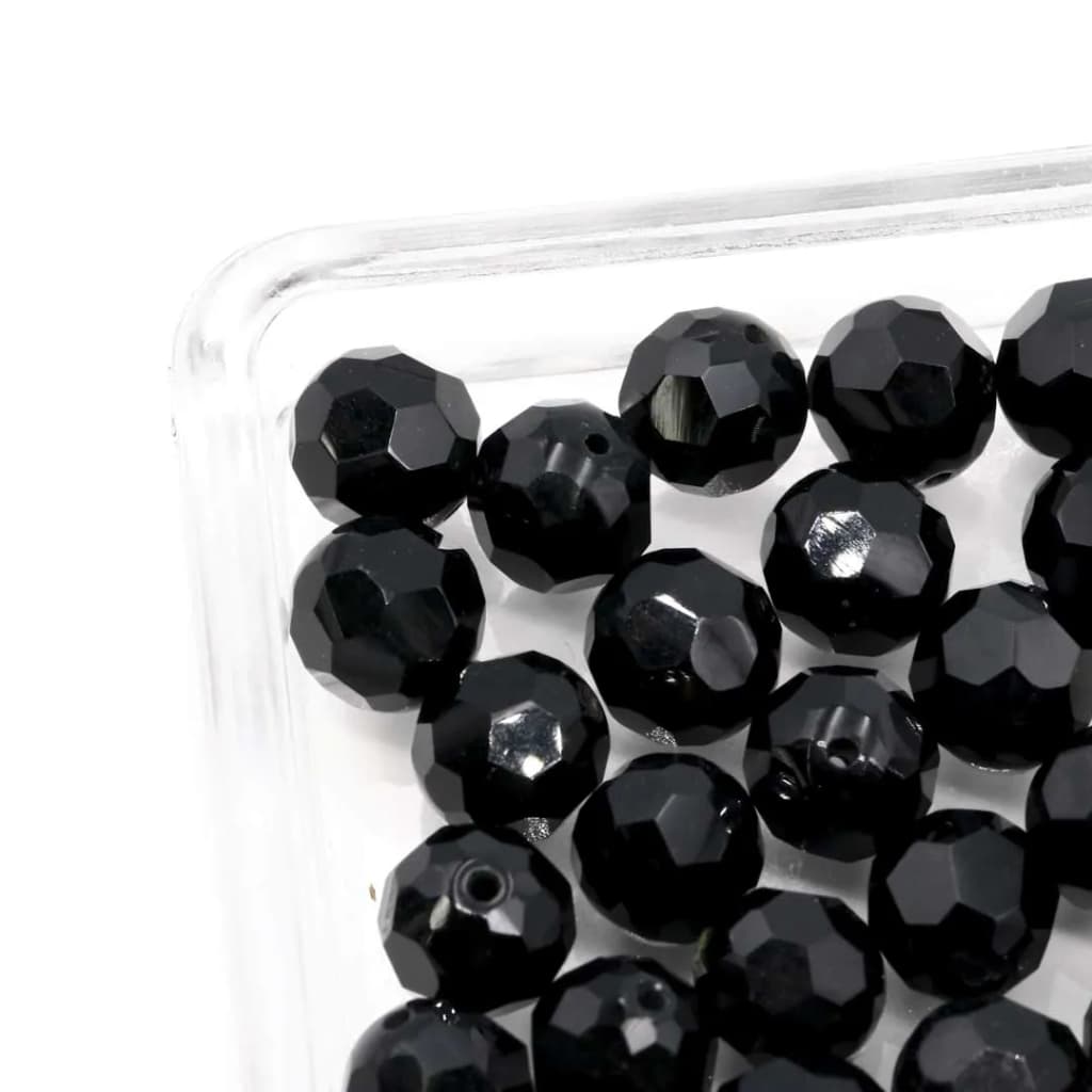 数量限定】ブラックスピネル 多面カット 8ミリ ビーズ