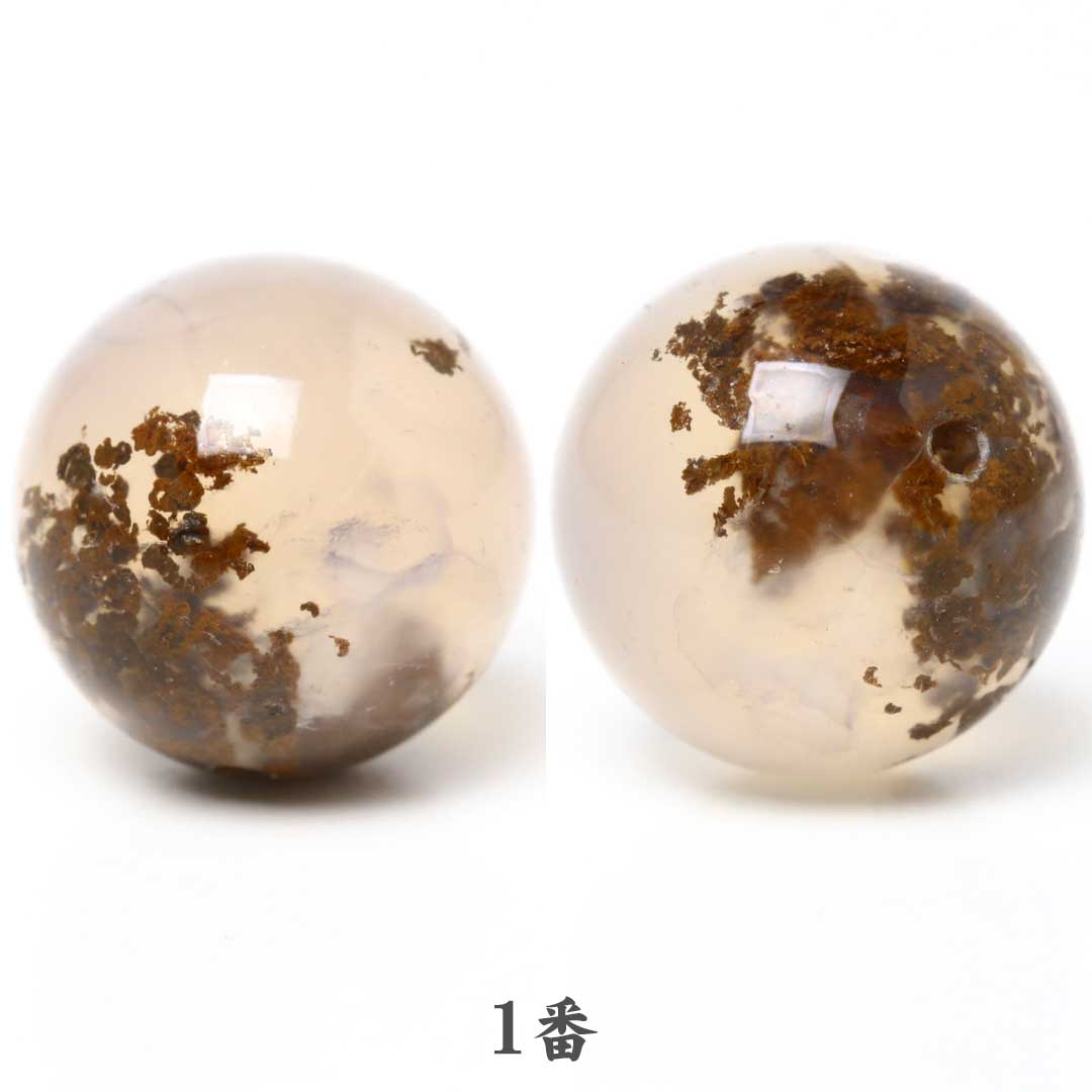 数量限定】ガーデンアゲート 14ミリ ビーズ