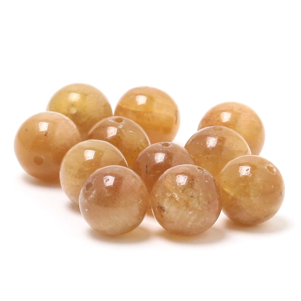 キャッツアイゴールデンアパタイト 9ミリ ビーズ