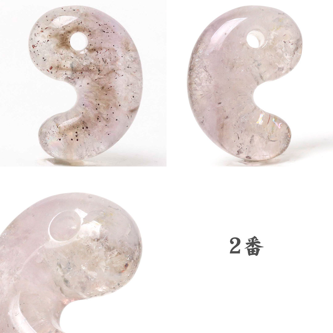 アメジスト出雲型勾玉 アメジスト 出雲型勾玉 30ミリ