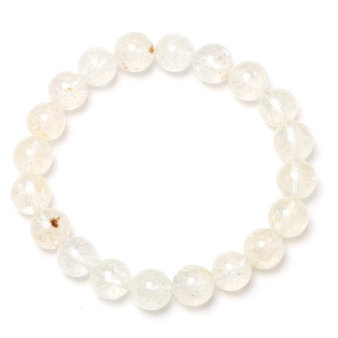 みかつき様　ヒマラヤベリル②ゴシェナイトブレスレット ヒマラヤンベリル（ゴシェナイト） 10ミリブレスレット