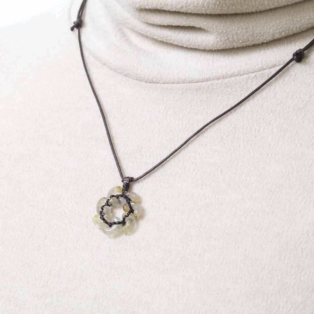 出雲勾玉 デザイン ネックレス 水晶 出雲勾玉 デザイン ネックレス 水晶 たまゆら出雲大社店】ネックレス 19