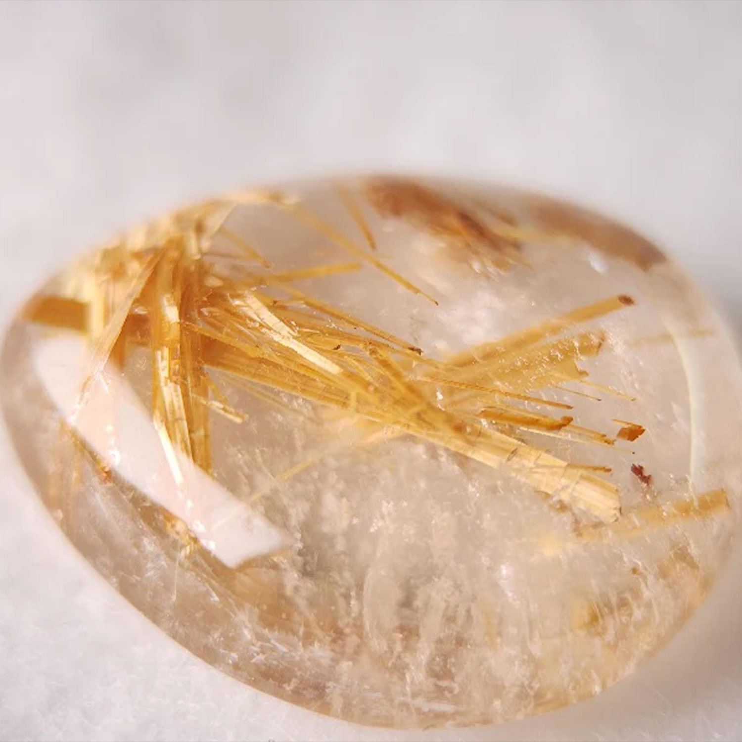 在庫処分ルチルのルース¨̮♡ ルチルクォーツ ルース 16.67ct