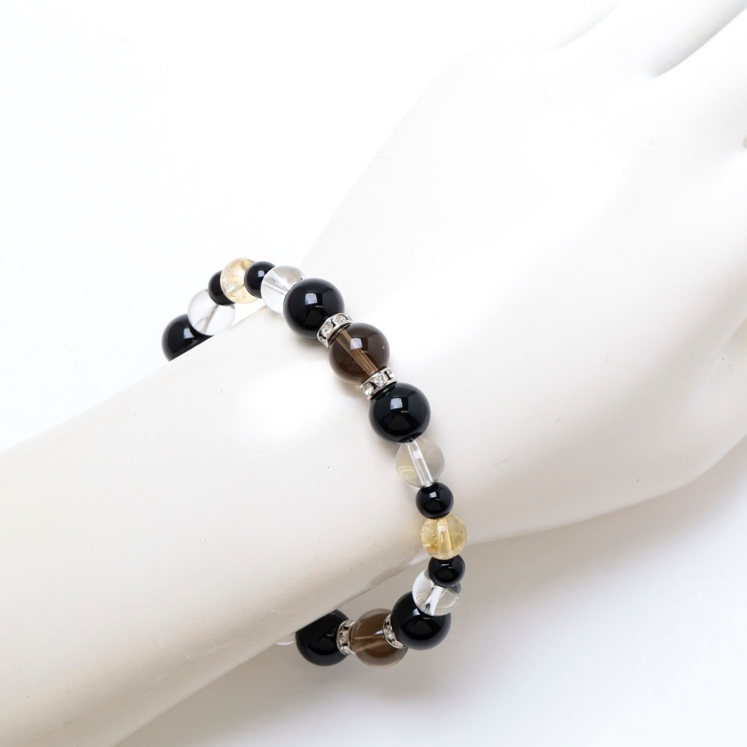 誕生石メンズブレスレット ～11月 シトリン～