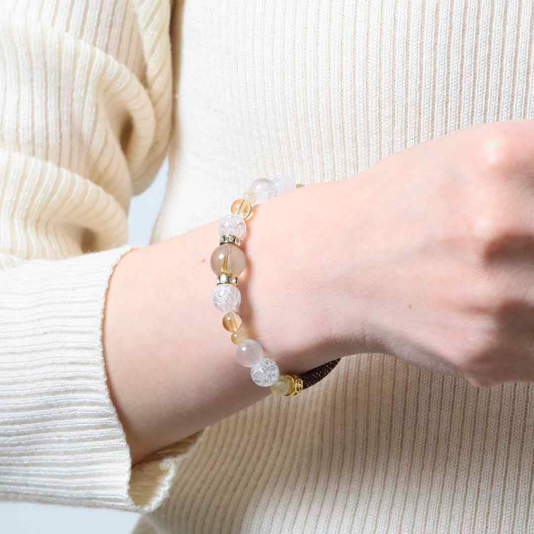 ラッキーカラー ワインドコードブレスレット 光_BL463