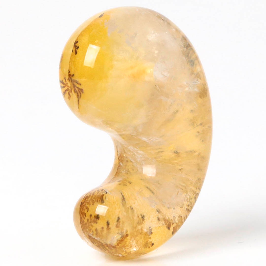 勾玉 虹入りデンドリチッククォーツTOP 出雲型勾玉 30ミリ