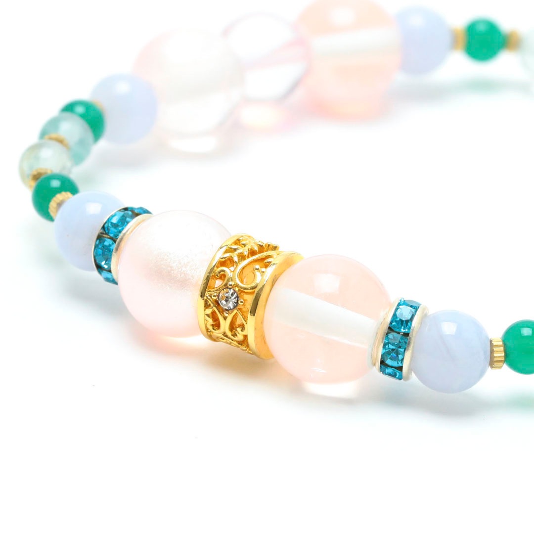 春爛漫ゴムブレスレット_健康・長寿