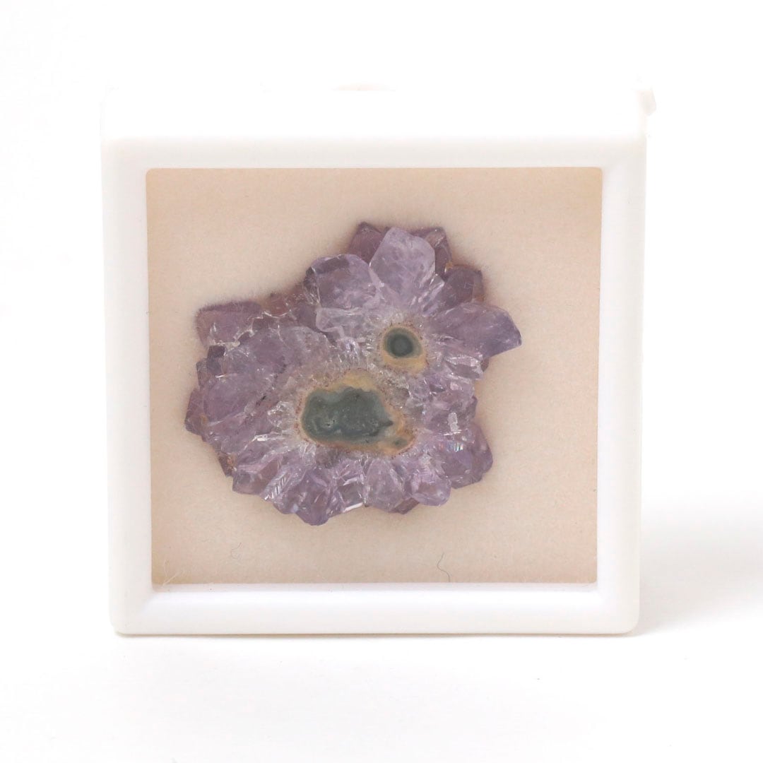 フラワーアメジスト S （スタラクタイト）ケース付き