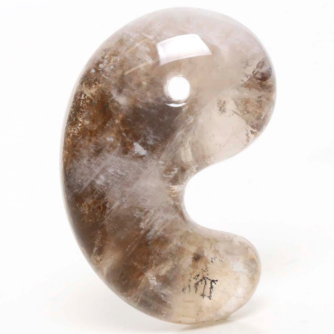 デンドリチッククォーツB 出雲型勾玉 30ミリ