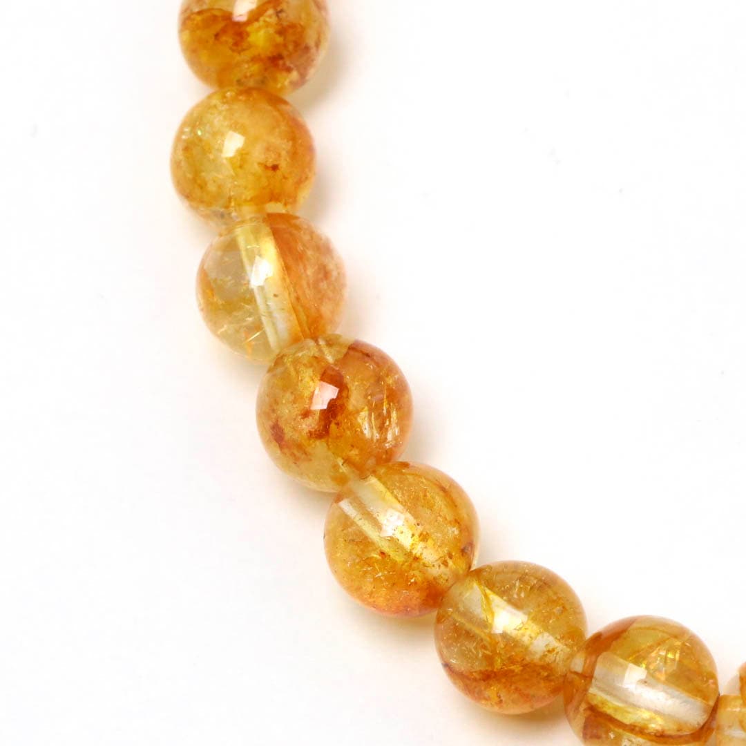 ⭐️気分が晴れる⭐️ ライモナイトイントパーズ　ゴールデントパーズ　ブレスレット ライモナイトイントパーズブレスレット - 埼玉県吉川市の天然石専門店