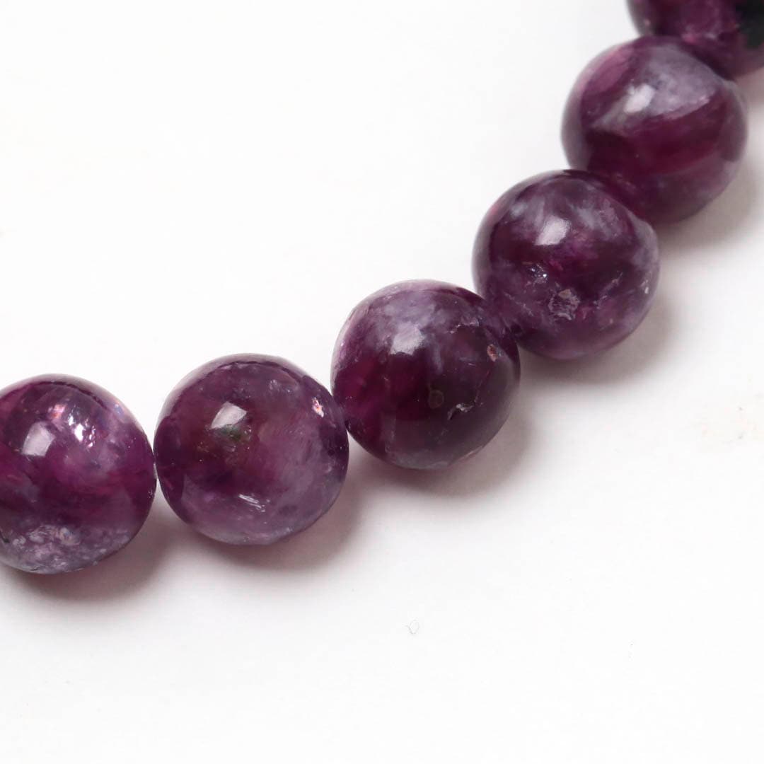 レピドライトシリカ 9ミリブレスレット