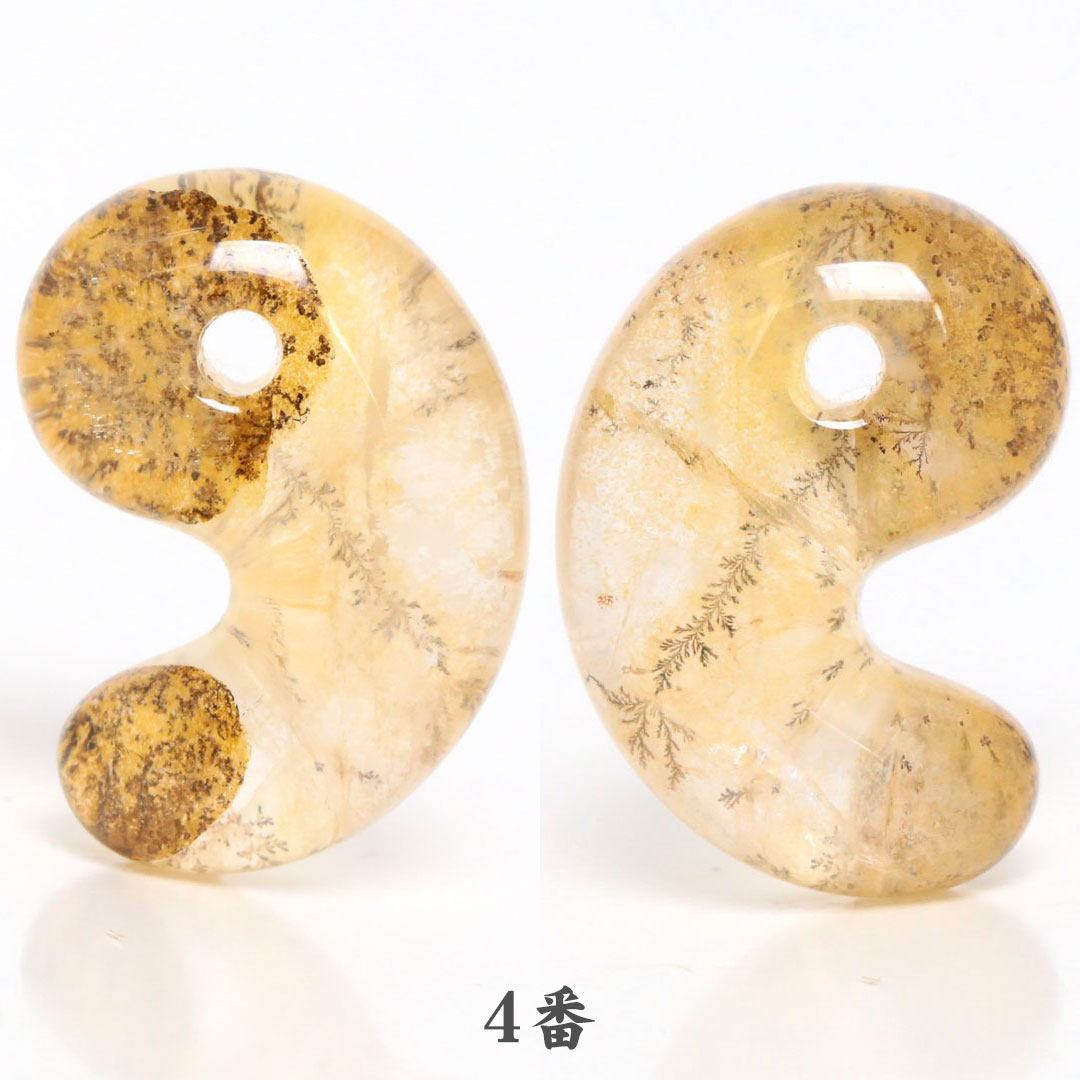 デンドリチッククォーツ 出雲型勾玉 20ミリ