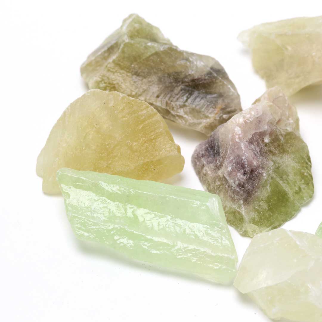 数量限定】イエローグリーンカルサイト 原石ラフ
