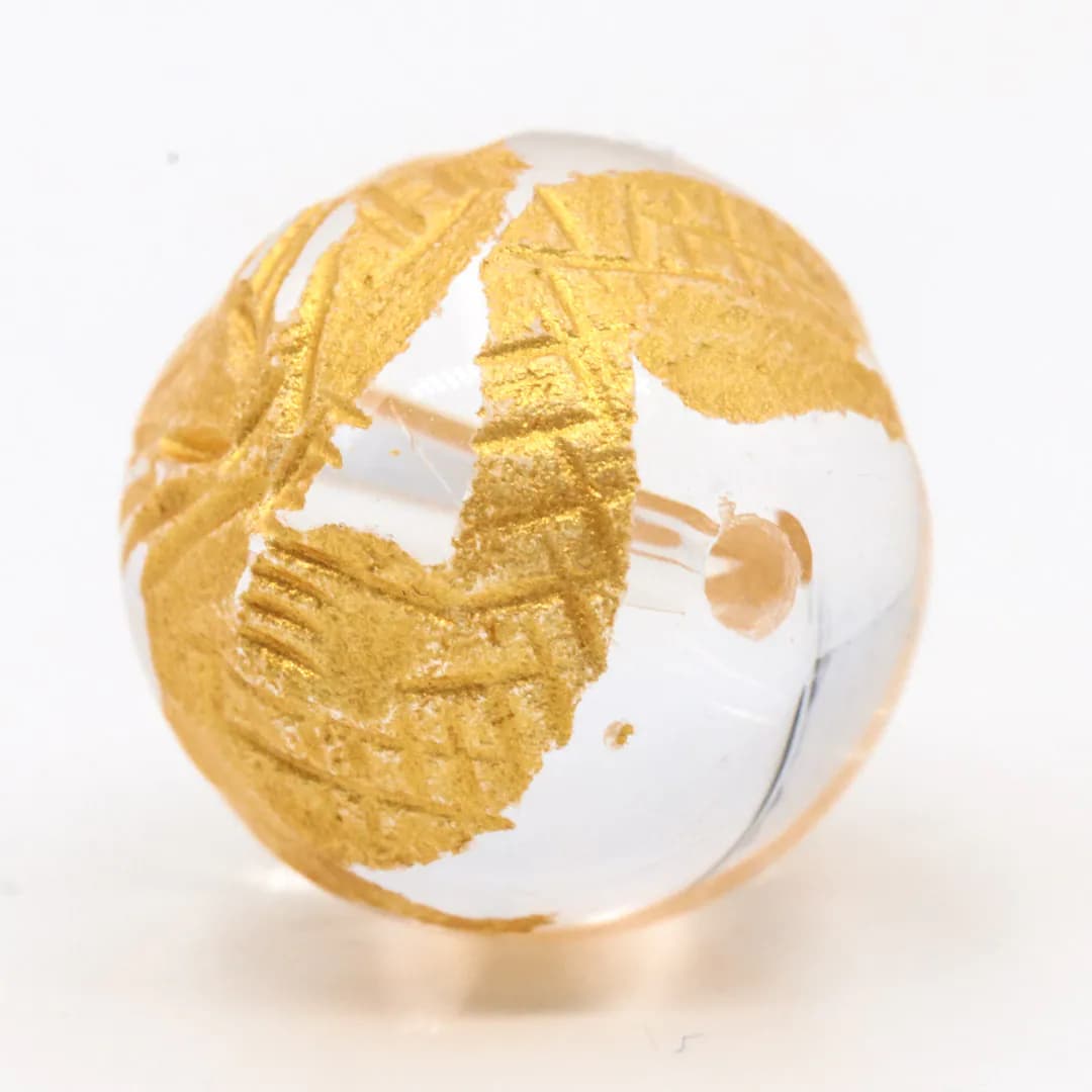 黄龍 水晶 10ミリ ビーズ