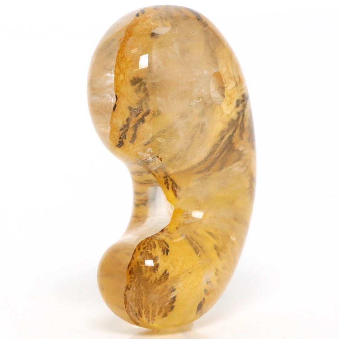 デンドリチッククォーツTOP 出雲型勾玉 30ミリ