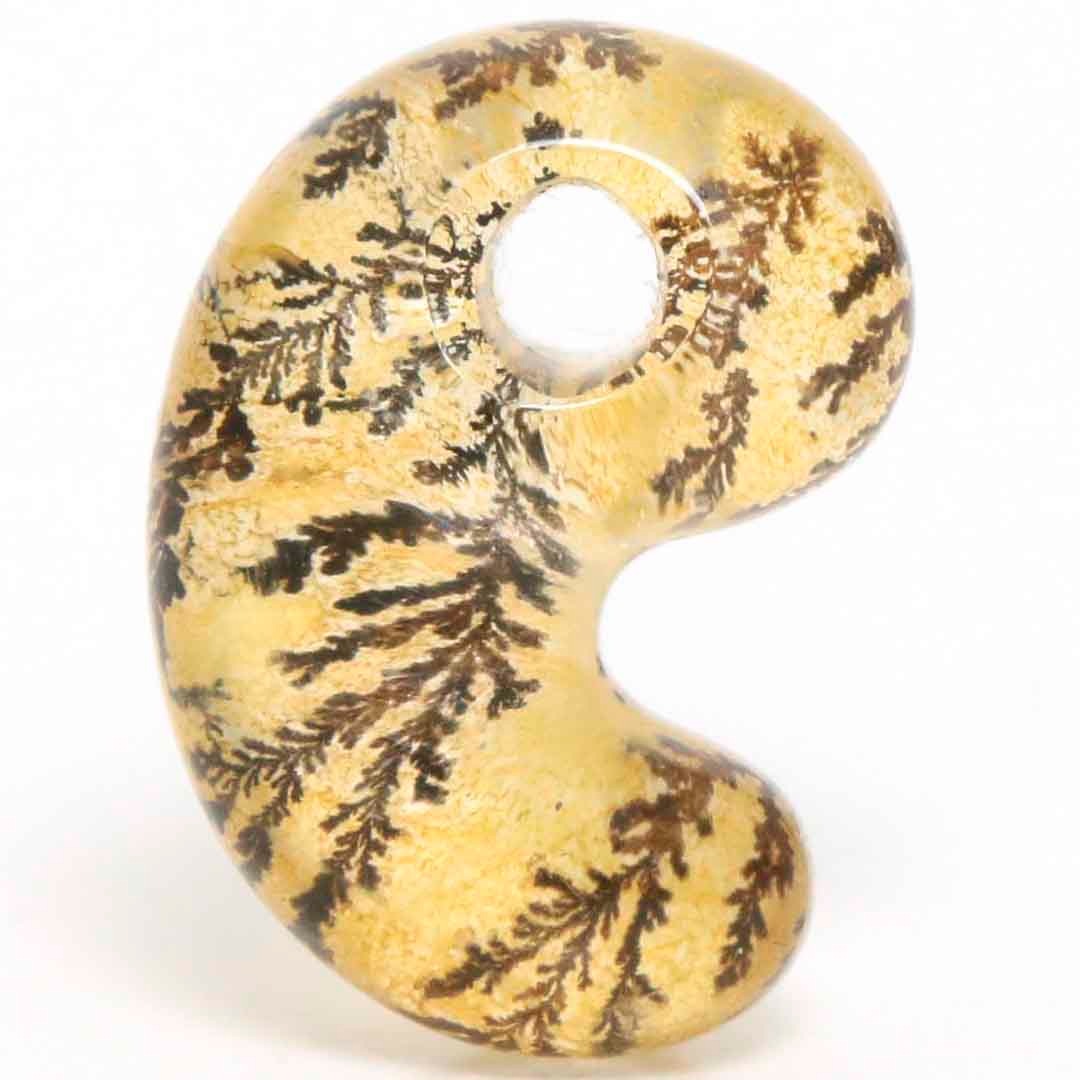 デンドリチッククォーツTOP 出雲型勾玉 10ミリ