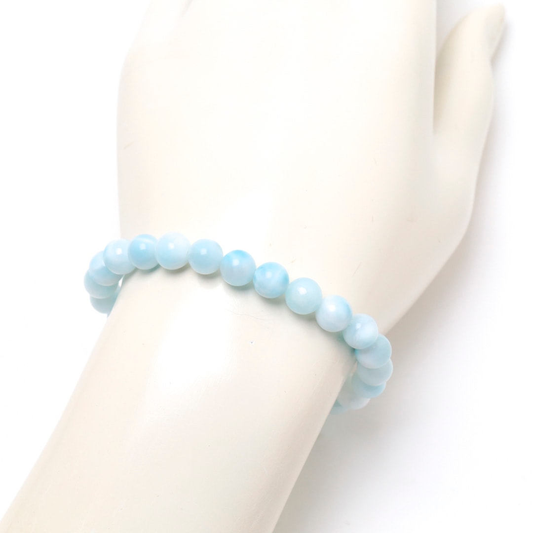 ラリマー 7ミリブレスレット