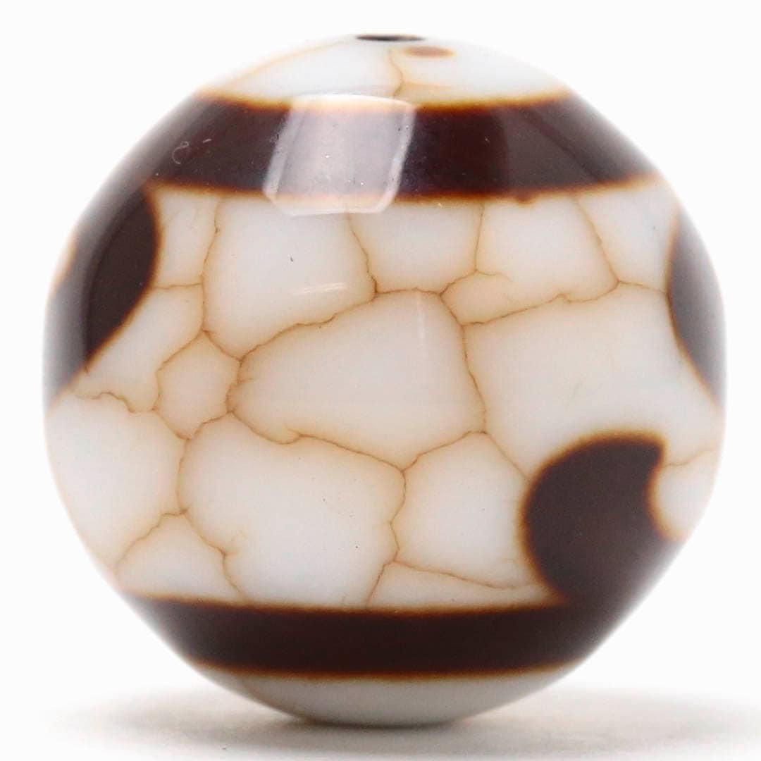 火供龍紋天珠 如意鈎 16ミリ