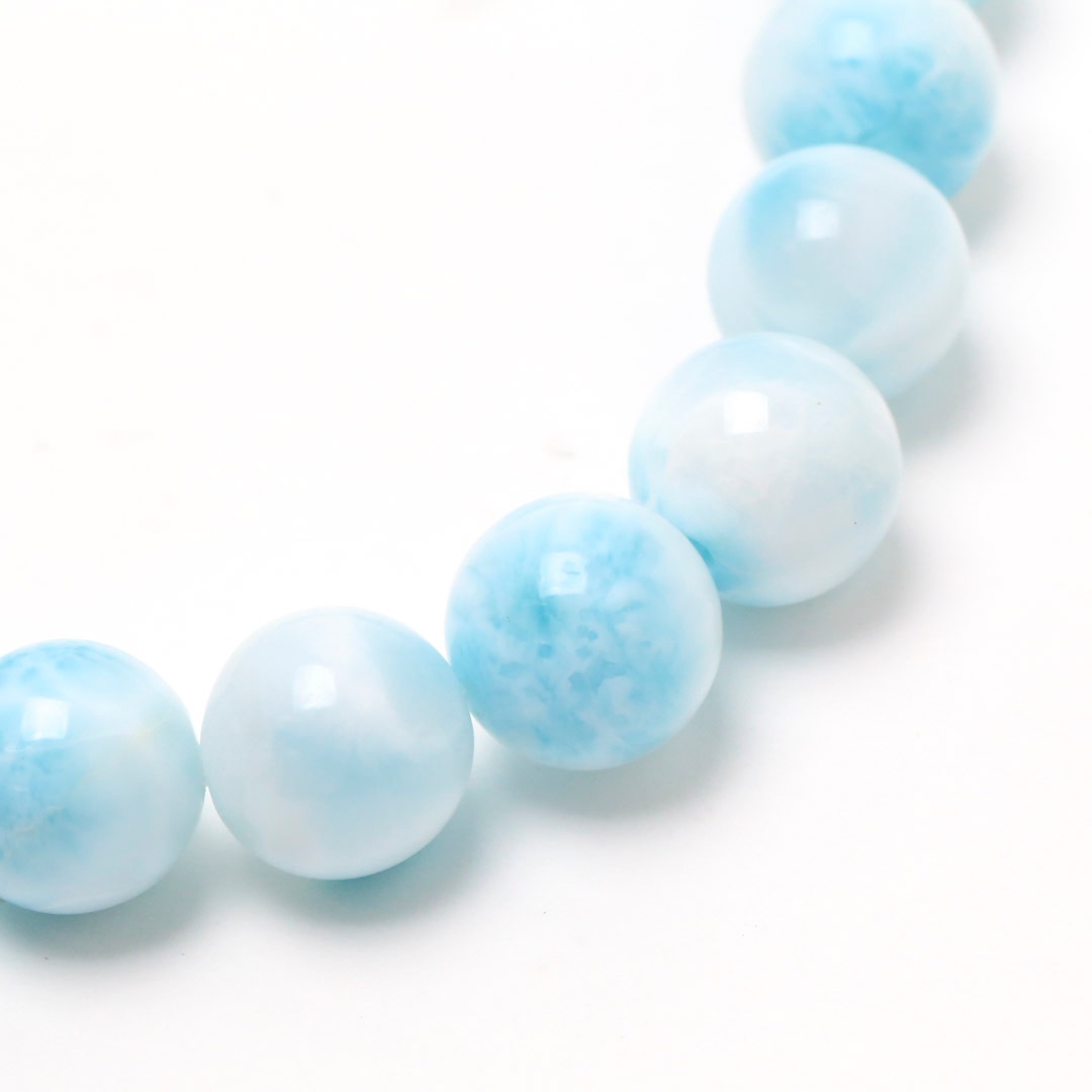 ラリマー 9ミリブレスレット