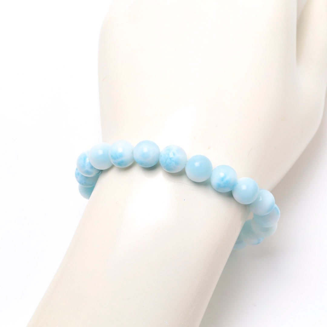 ラリマー 9ミリブレスレット