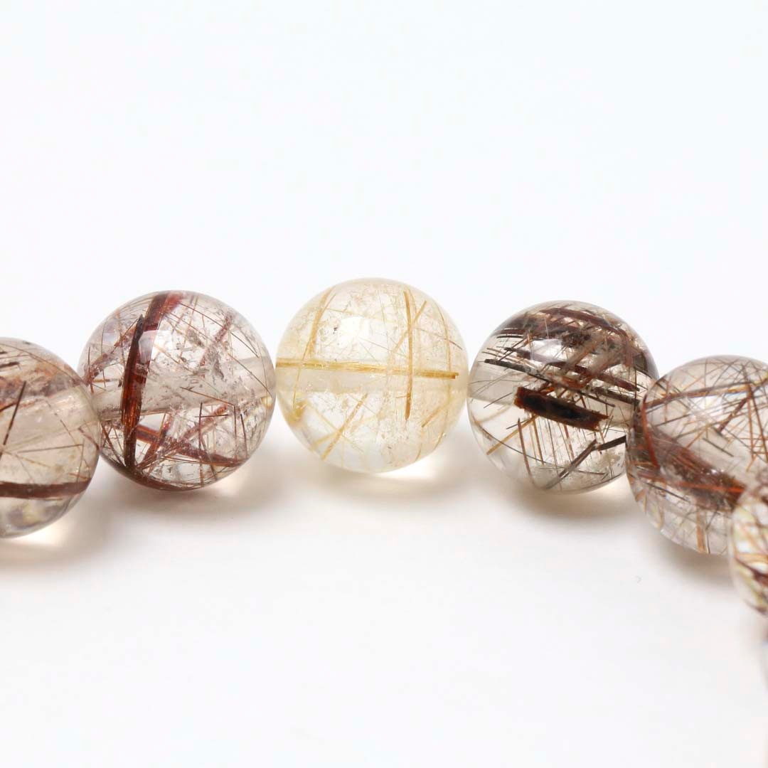 ❤️ルチルクオーツ❤️ 12mm迫力満点太陽放射ルチル】ルチルクォーツ 12mm玉 タイチン
