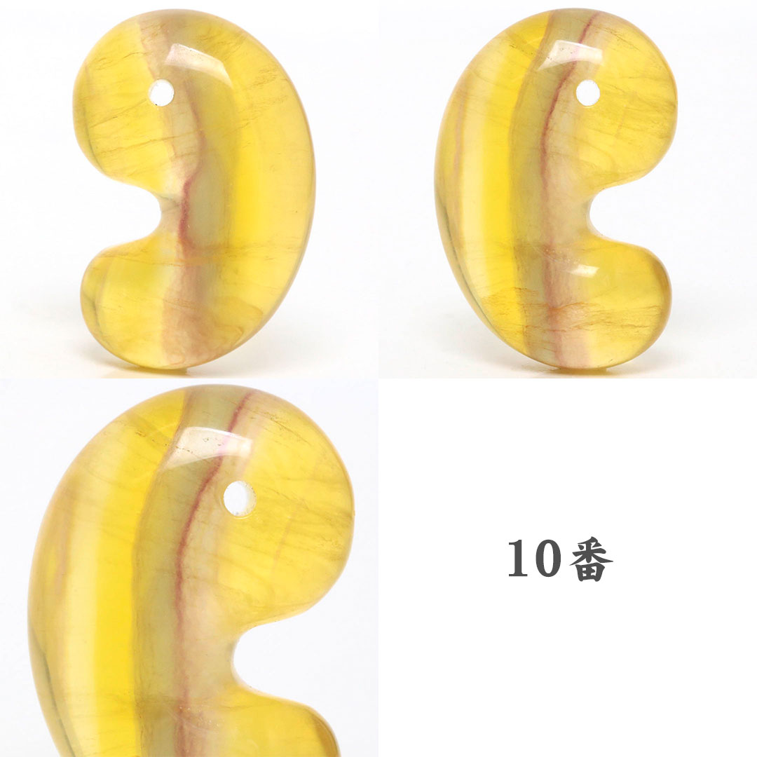 モルガナイト30ミリ 出雲型勾玉 チャロアイト 出雲型勾玉 30ミリ