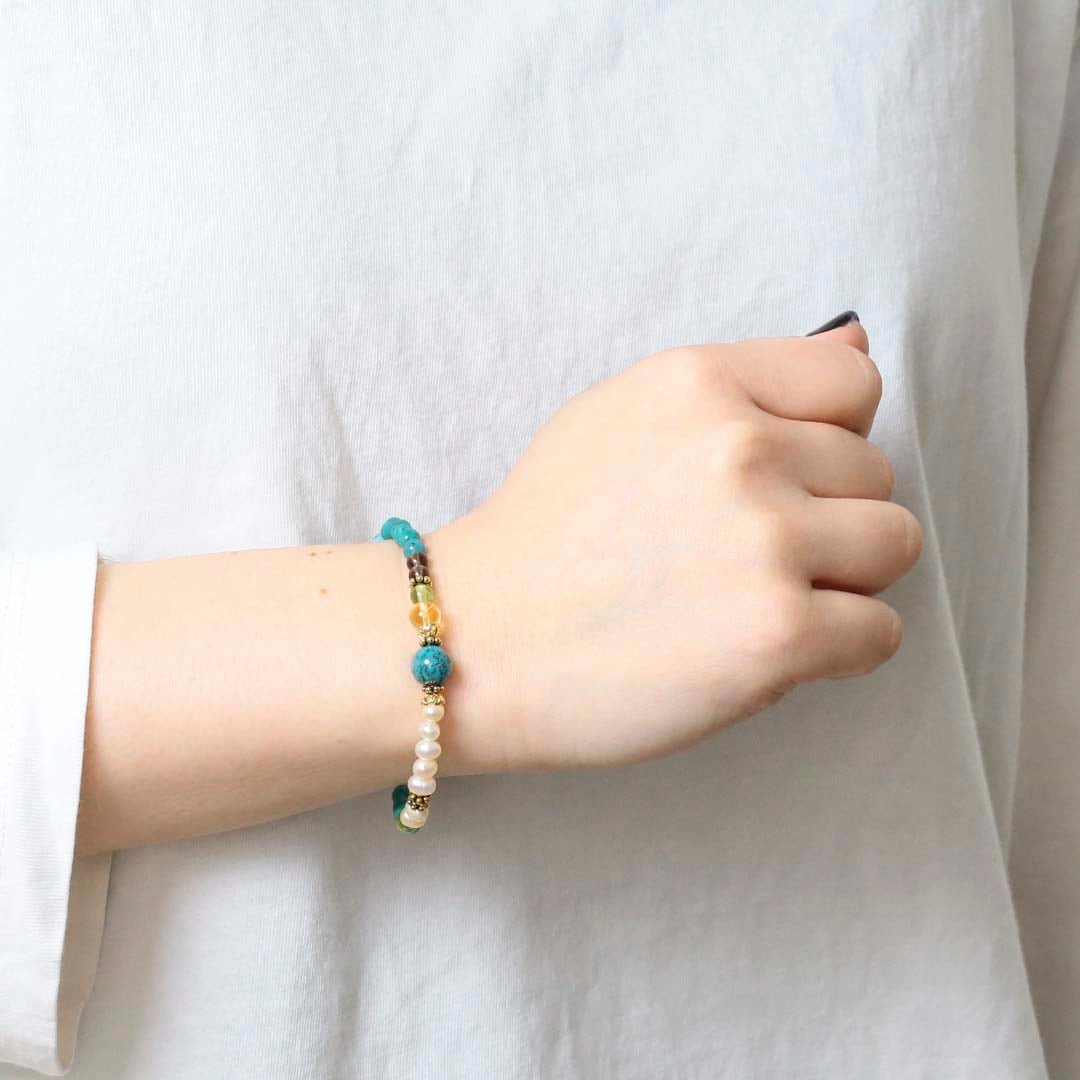 モロッカンブレスレット ターコイズ_BL207