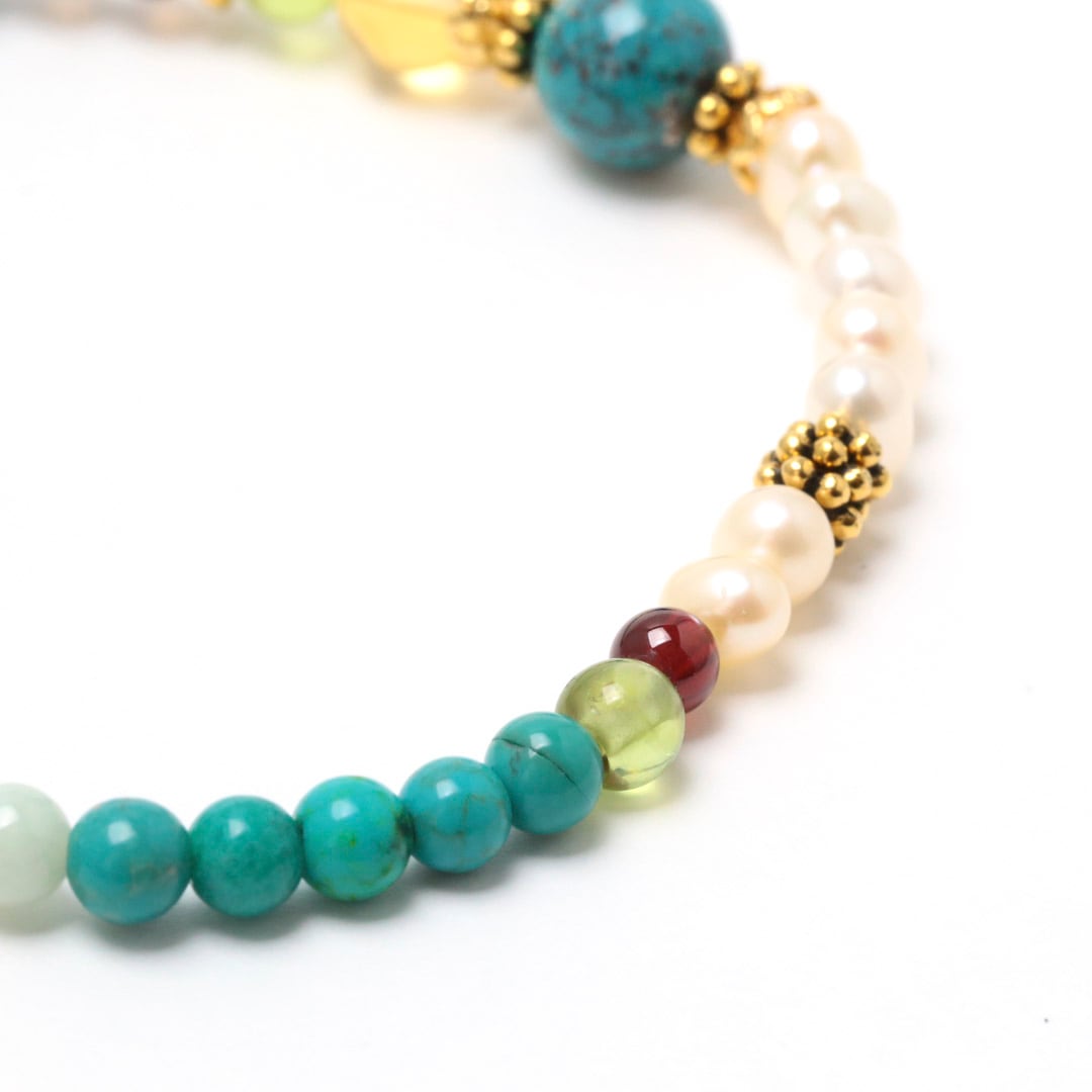 モロッカンブレスレット ターコイズ_BL207
