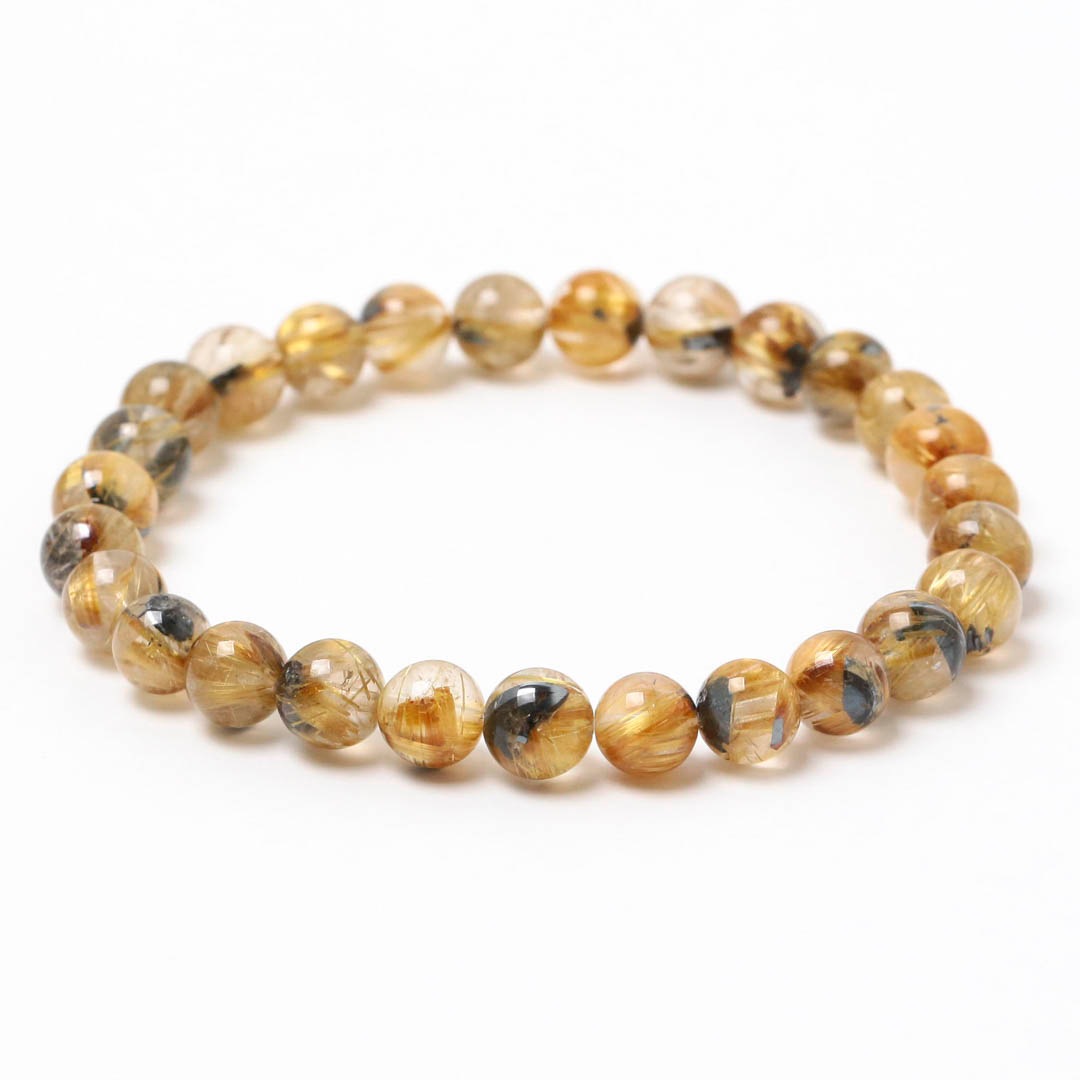 ★(健太郎！)ヘマタイトwithゴールデンルチル 11ミリ珠ブレス(SA) ☆(健太郎！)ヘマタイトwithゴールデンルチル 11ミリ珠ブレス(SA