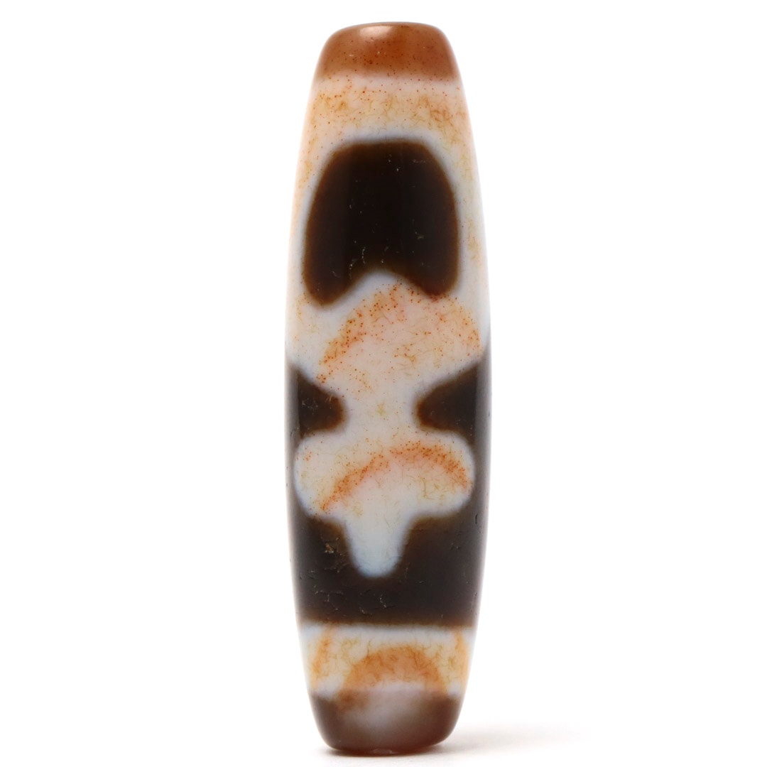 高級天珠 3.9センチ 宝瓶 朱紗入り