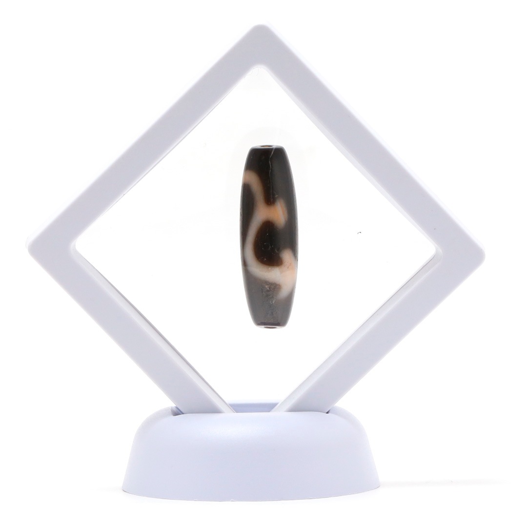 高級天珠 3.8センチ 如意樹 朱紗入り