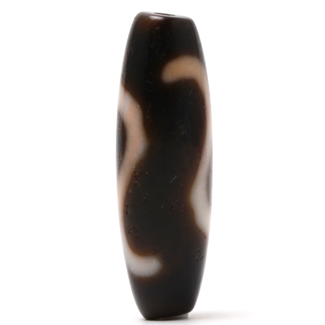 高級天珠 3.8センチ 如意樹 朱紗入り