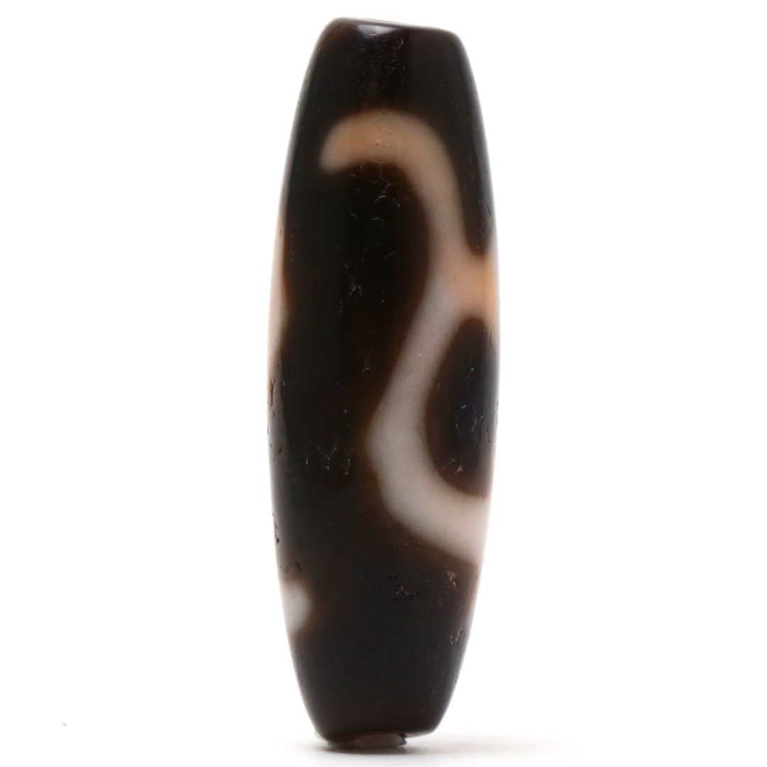 高級天珠 3.8センチ 如意樹 朱紗入り