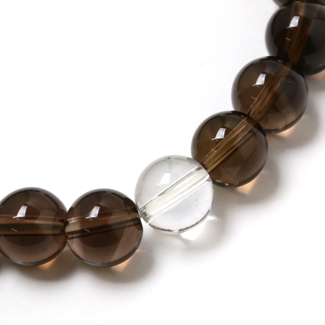 スモーキークォーツ　ブレスレット 天然スモーキークォーツブレス 8.5mm [b872-8mm] | ブレスレット