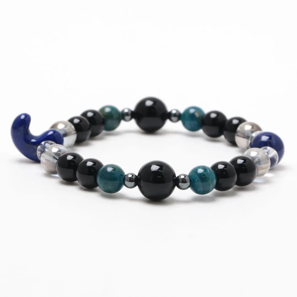 魔除け&繁栄翡翠製龍神モチーフブレスレット 91e11c1dbe44771de4c2928bfae341