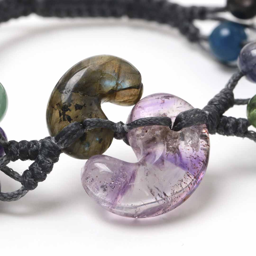 開運編みブレスレット_紫紺瑞祥