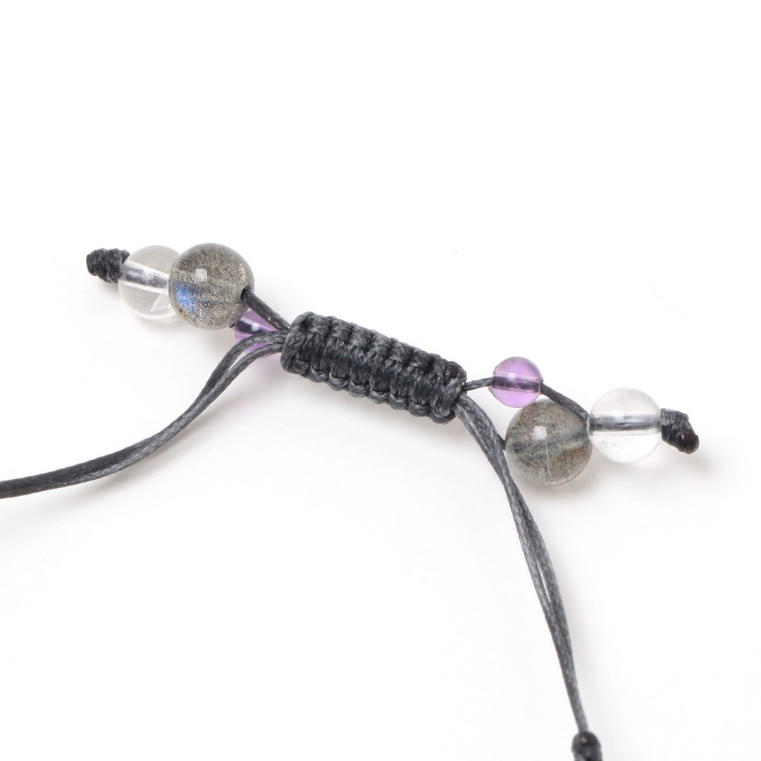 開運編みブレスレット_紫紺瑞祥