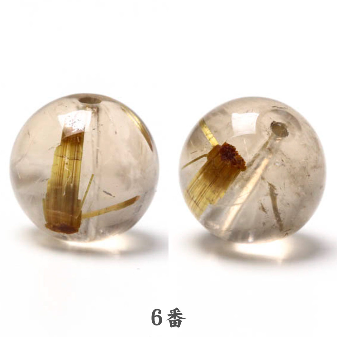 数量限定】ゴールデンルチルクォーツ HC 8ミリ ビーズ