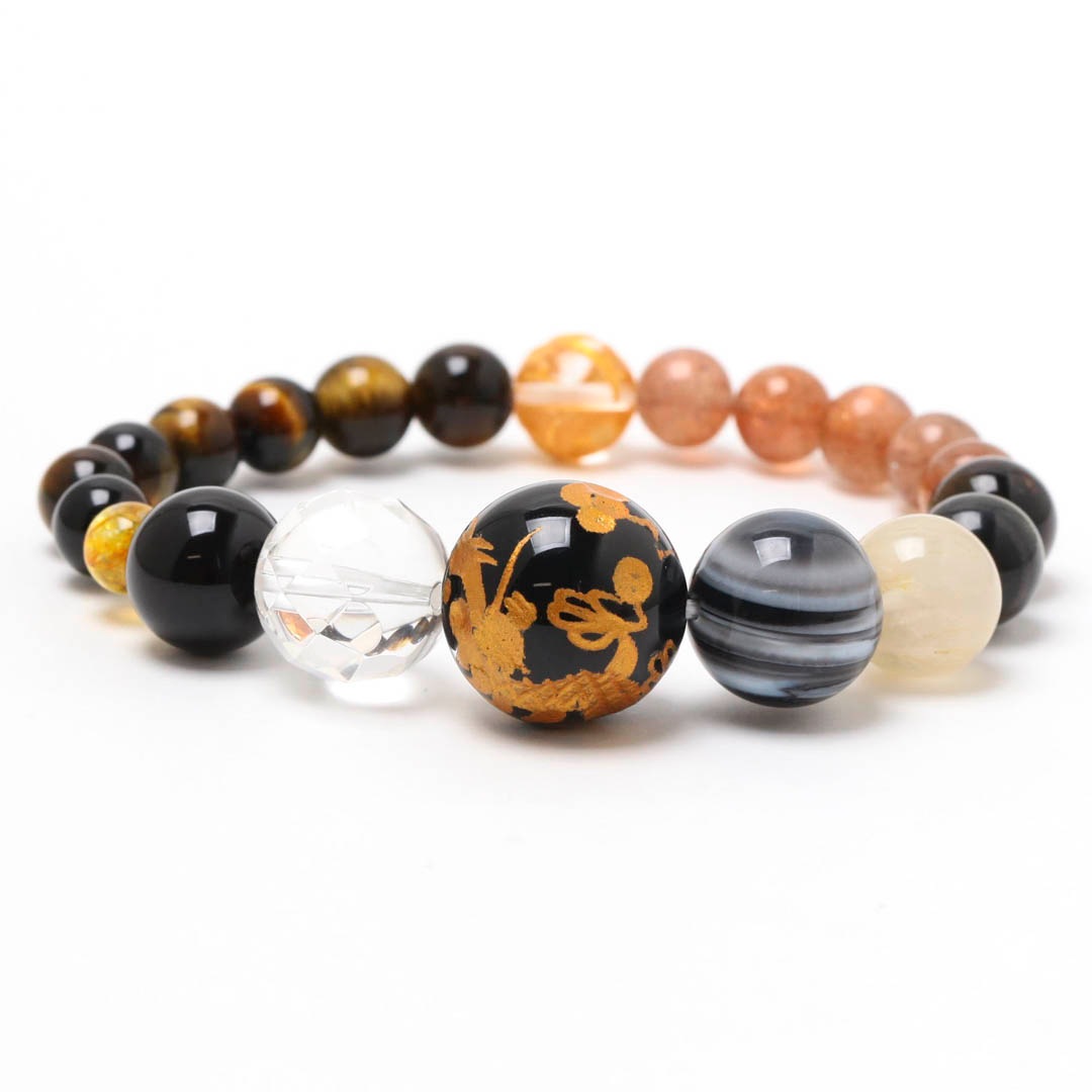 開運ドラゴンゴムブレスレット_富と繁栄・強力な魔除け