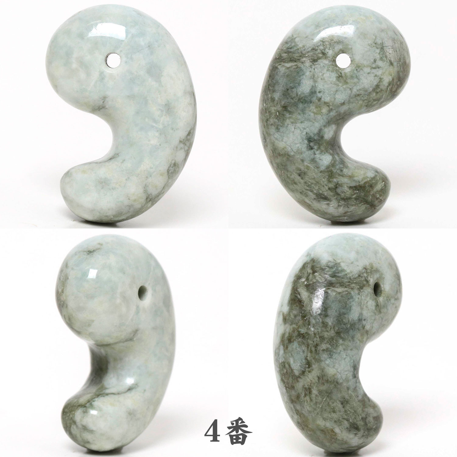 糸魚川ヒスイ 出雲型勾玉 30ミリ