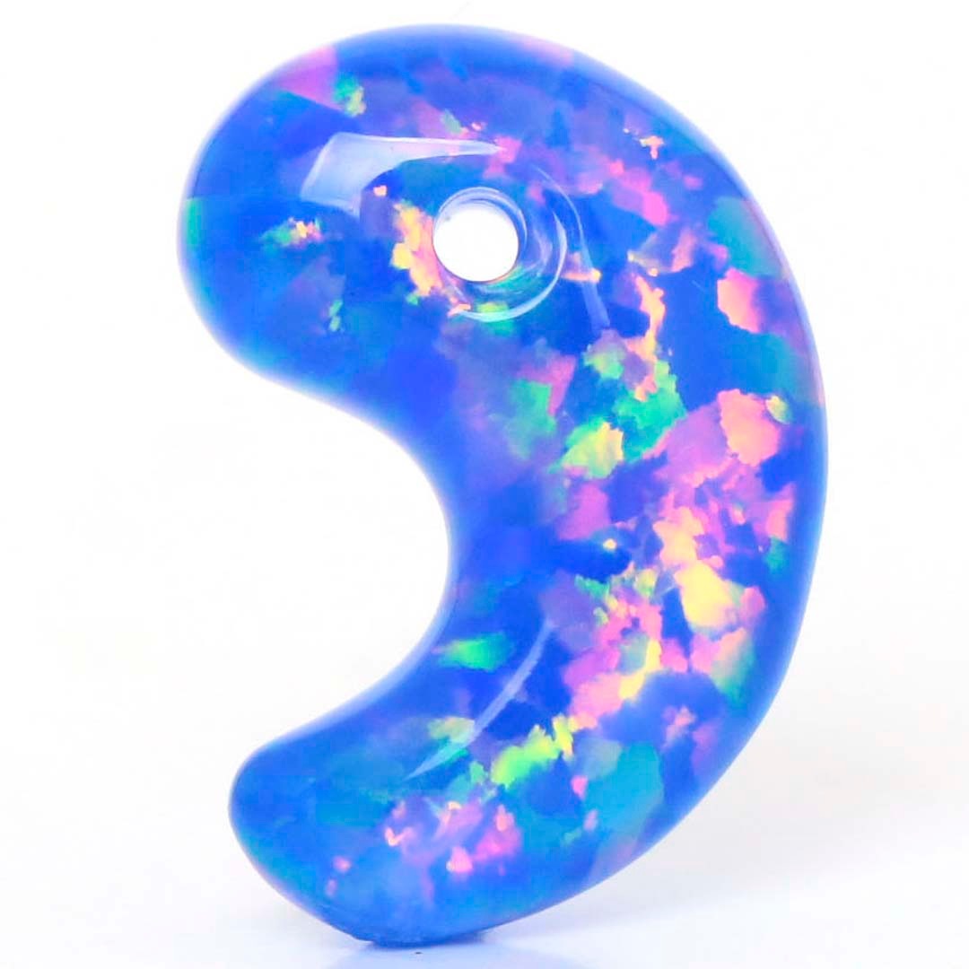 京都オパール 青嵐-セイラン- 出雲型勾玉 30ミリ