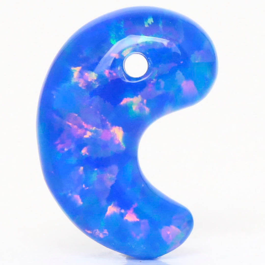 京都オパール 青嵐-セイラン- 出雲型勾玉 30ミリ