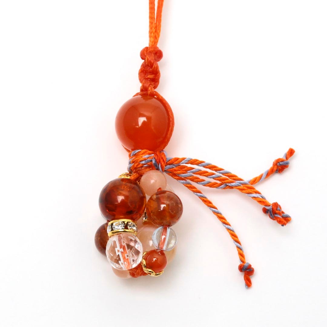 ラッキーカラーストラップ_オレンジ