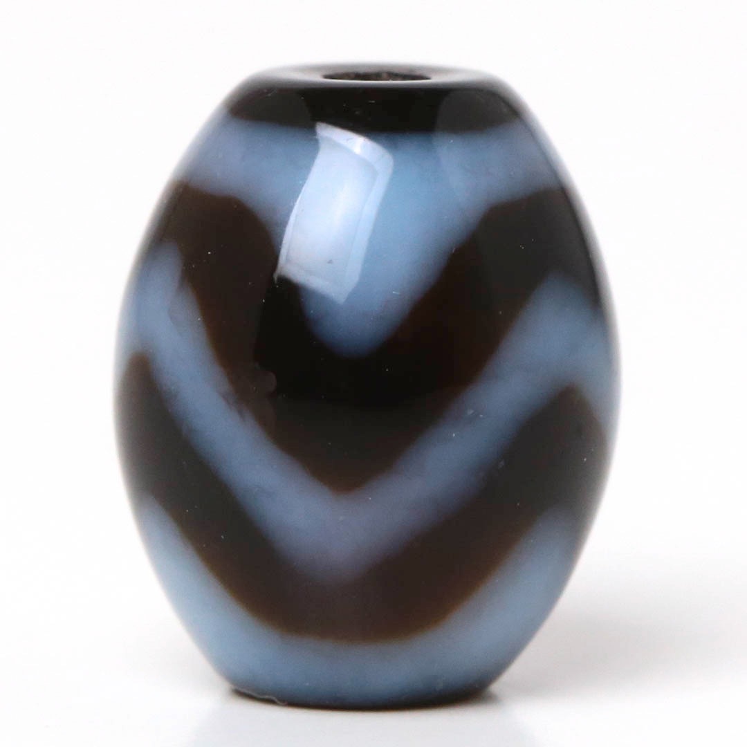 高級天珠 ミニ 虎牙水紋