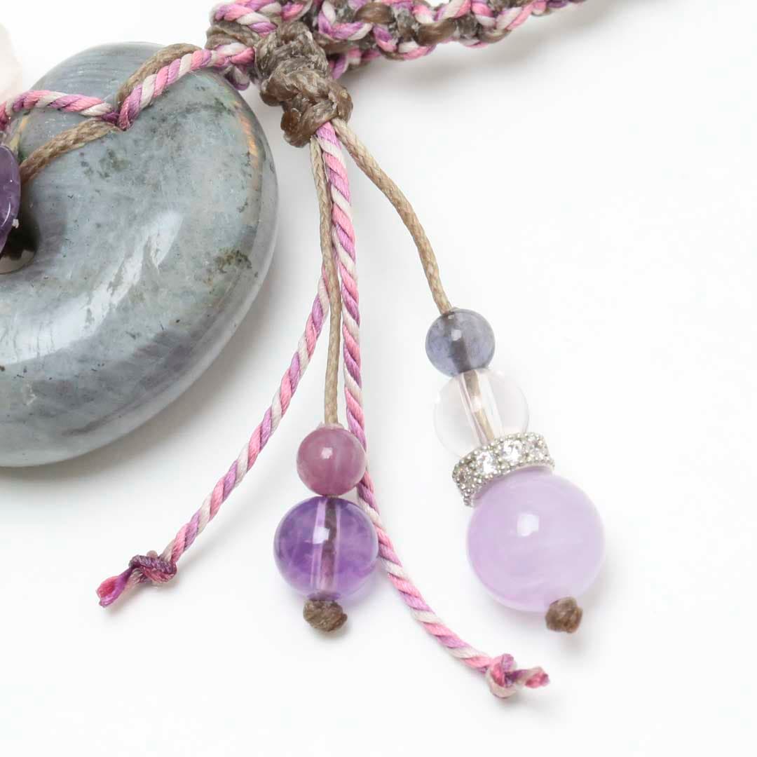 9月10日前後紫音✨密教編み紐ネックレス✨ 富と繁栄 オリジナル編みネックレス_004【福井店】