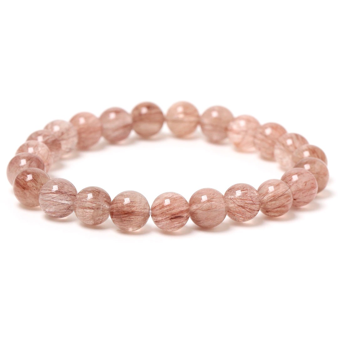 レッドルチルクォーツ 8ミリブレスレット