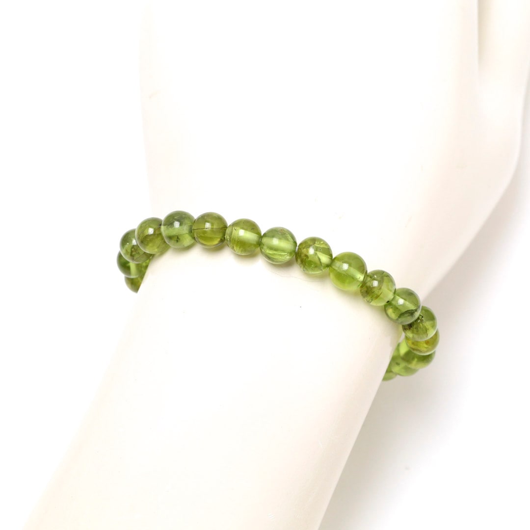 ペリドット 7ミリブレスレット