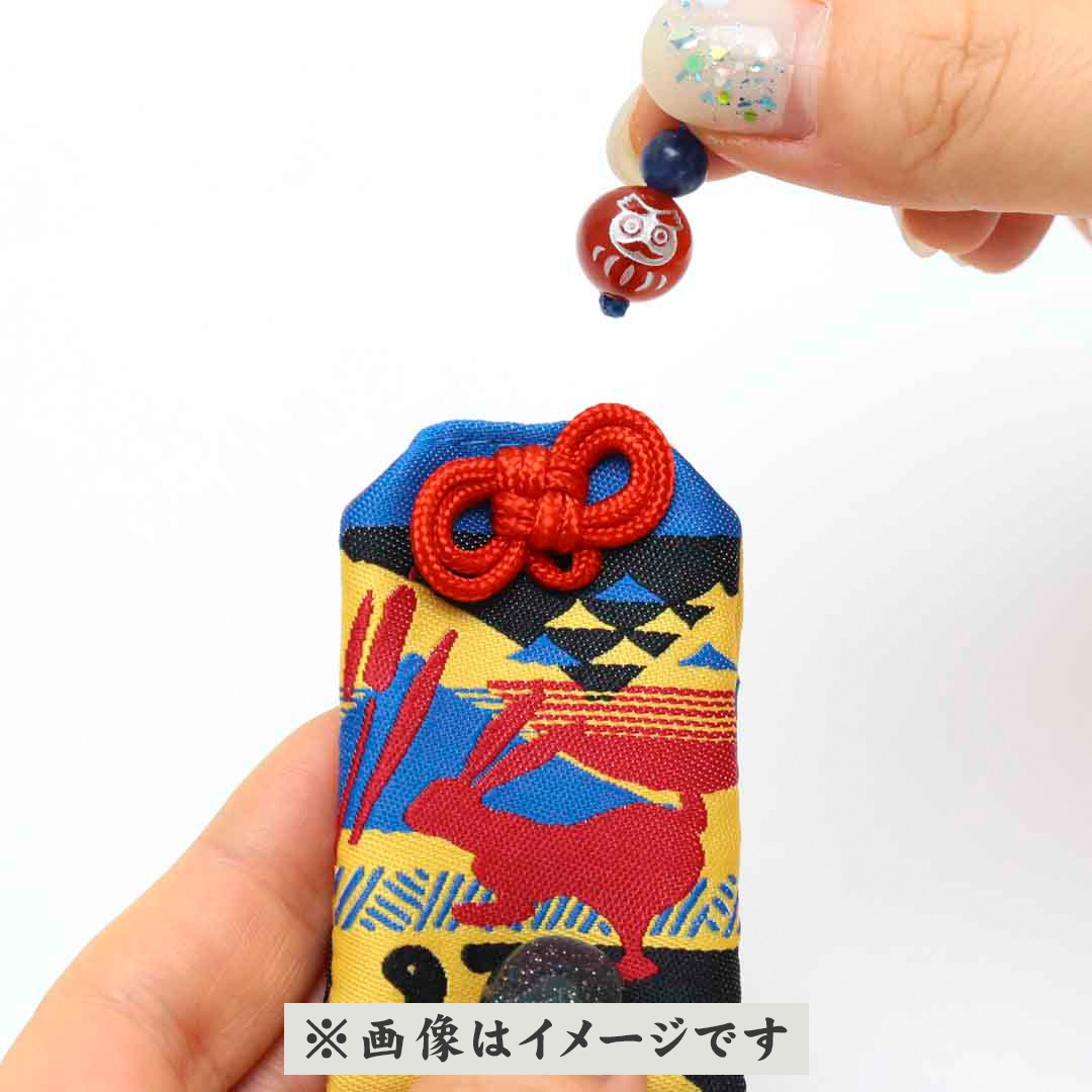 だるまお守り ブルーフローライト