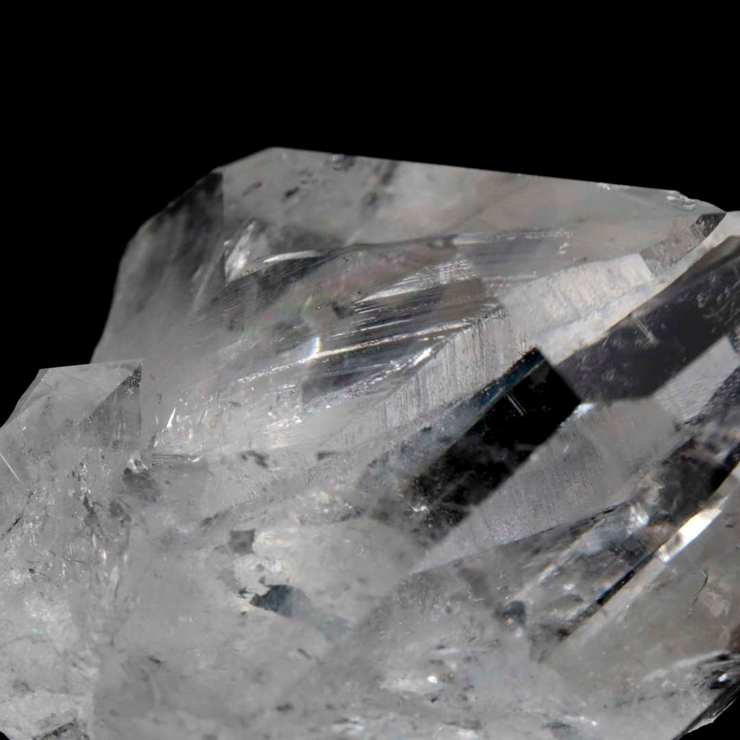 虹入り水晶クラスター ブラジル・トマスゴンサガ産